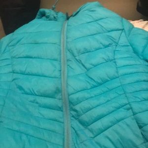 Blue winter jacket